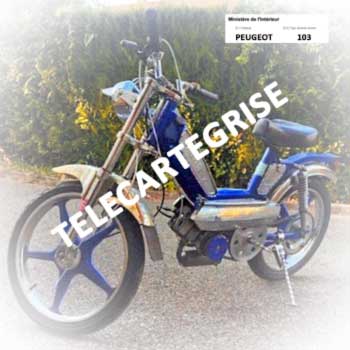 ancien peugeot 103 jamais immatriculé peugeot 103